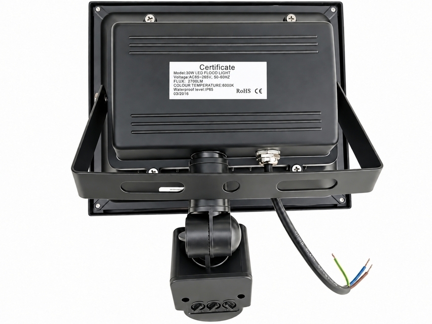 <p>
	<span style="color:#ff0000;">Светодиодный</span> прожектор 30 Вт, NL-F-30W-I, Pluvo, с датчиком движения</p>
