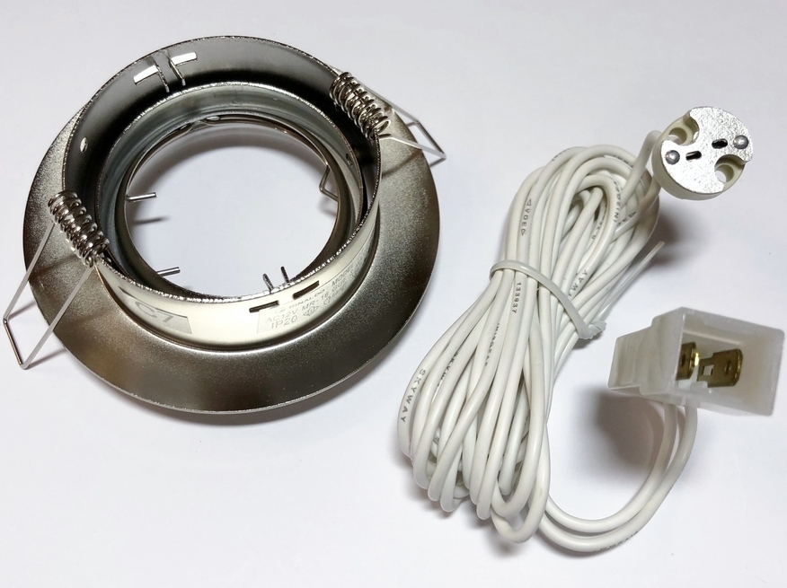 <p>
	Светильник для навесного потолка CT-2129, Rinaldo, нержавеющая сталь(никель), Nickel(NS, 21)</p>
