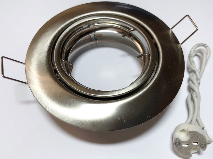 <p>
	Светильник для навесного потолка CT-2129, Rinaldo, нержавеющая сталь(никель), Nickel(NS, 21)</p>
