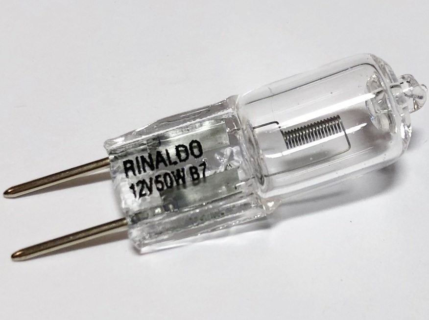 <p>
	Halogeenpirn 50W, 12V, Rinaldo</p>

