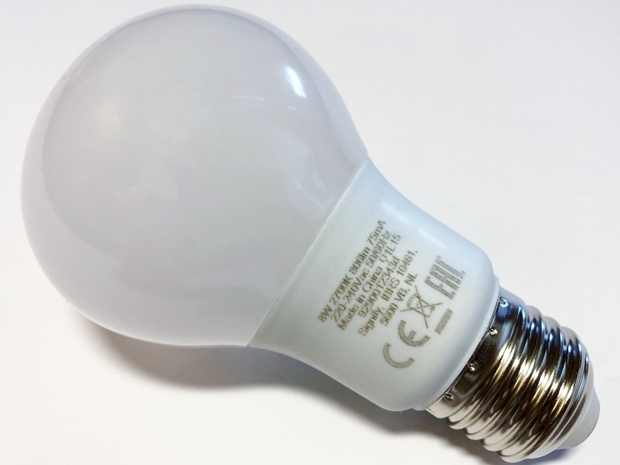 <p>
	LED lamp 8W=60W, Philips, 577554, A60, E27</p>
