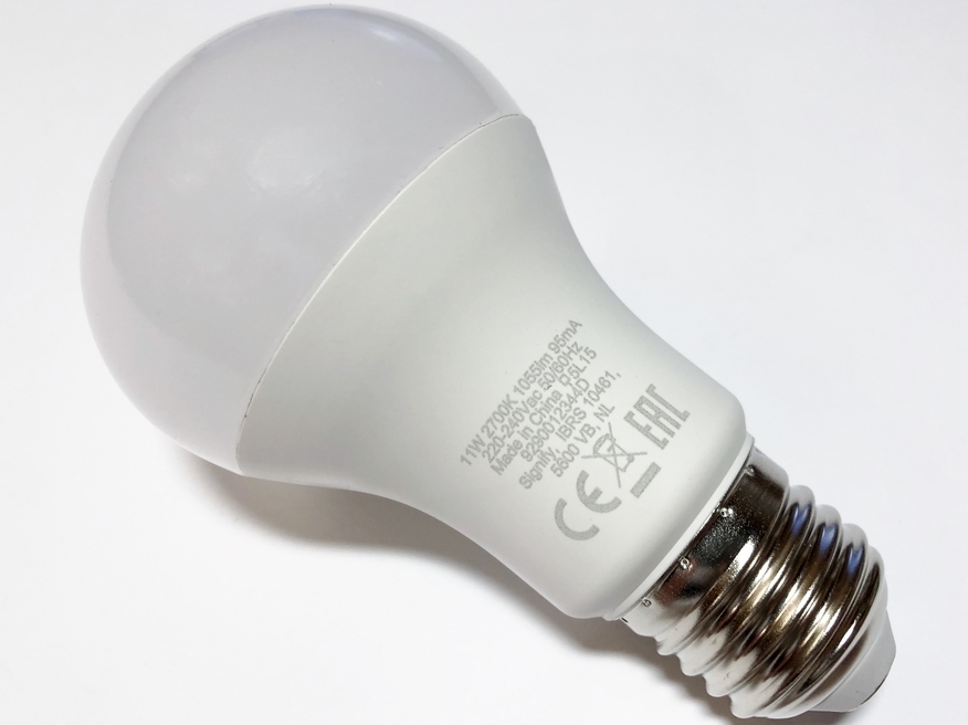 <p>
	LED lamp 11W=75W, Philips, 490761, A60, E27</p>
