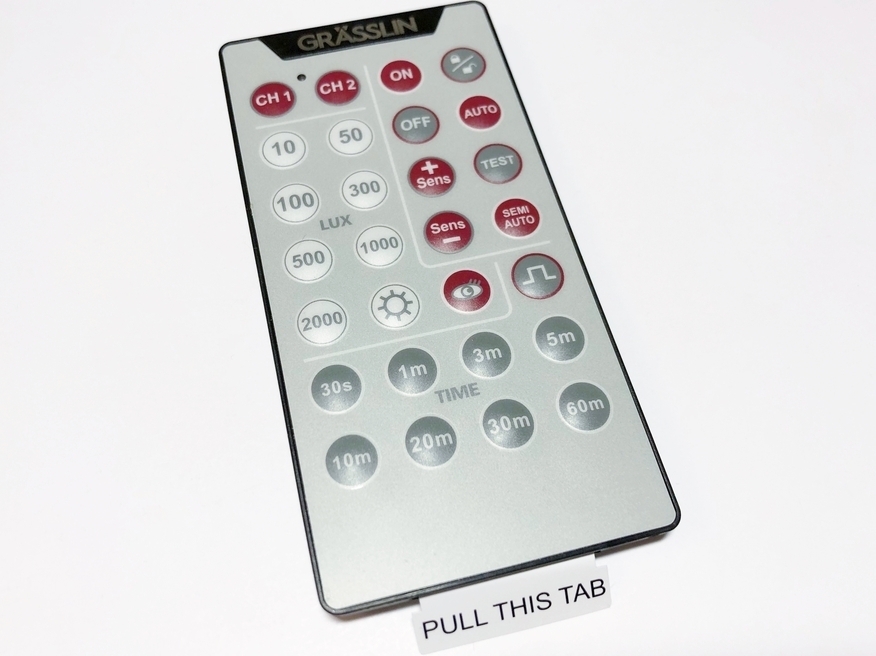 <p>
	Пульт дистанционного управления Grässlin, Talis II RC IR10, 07.10.0006.1</p>
