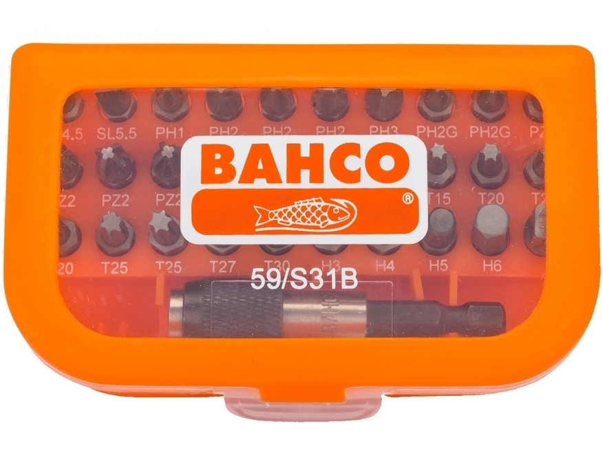 <p>
	Kruvikeeraja otsikute komplekt 59/S31B, Bahco</p>
