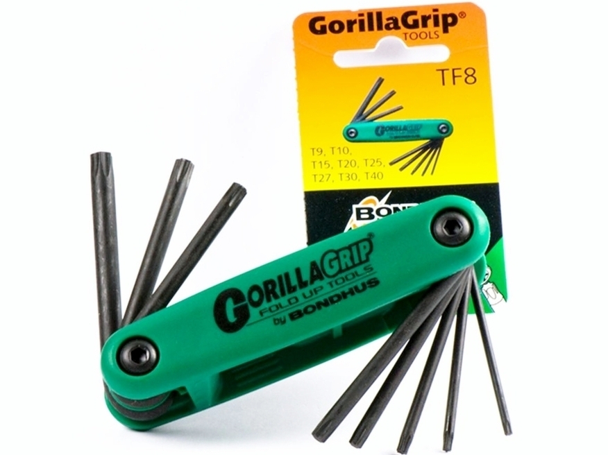 <p>
	Torx võtmete komplekt TF8, Bondhus Gorilla Grip, 12634</p>
