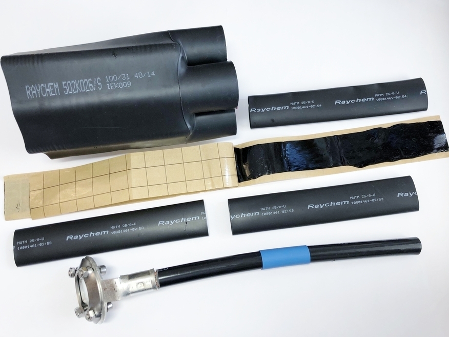 <p>
	Термоусаживаемая концевая заделка 4x70-185 мм², 1кВ, XVRBA 14185, Elektria</p>
