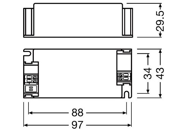 <p>
	Elektrooniline <font color="#ff0000">LED</font> trafo 34-44W, 800-1050mA, 25-42V, Optotronic® OT FIT 40/220-240/1A0 CS G2, Osram, 435650</p>
