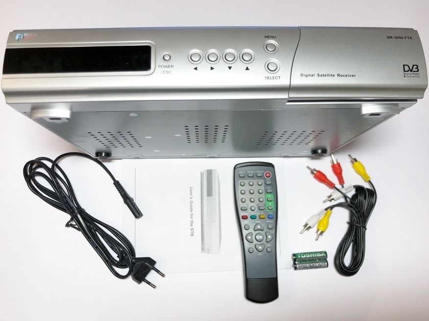 <p>
	Digi-TV vastuvõtja SR-3000-FTA, TBTEC</p>
