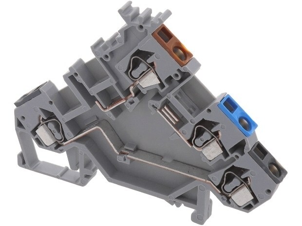 <p>
	Проходная клемма 2,5 мм², серая, 280-560, Wago, 51139493</p>
