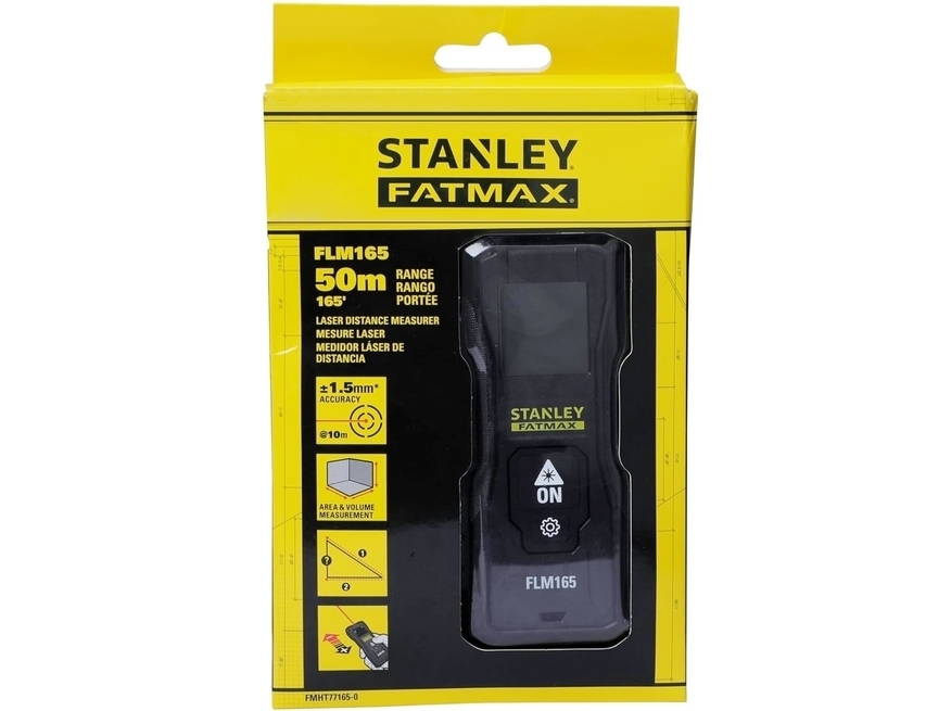 <p>
	Laserkaugusemõõtja FLM165, Stanley Fatmax, FMHT77165-0</p>
